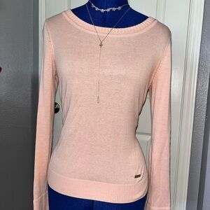 BLUE LABEL pink sweater, bought in Japan.